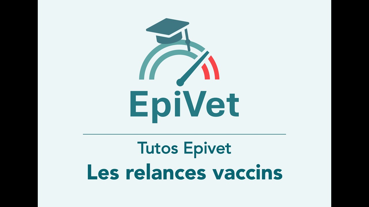 Tuto Epivet - Les relances vaccins